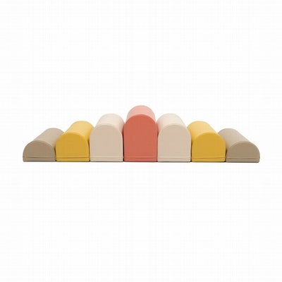 IGLU  pehmopalikkasetti 7 osaa - Lohi pinkki, beige, hunaja, harmaa beige